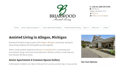 Desktop Screenshot of briarwoodassistedliving.com