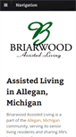 Mobile Screenshot of briarwoodassistedliving.com